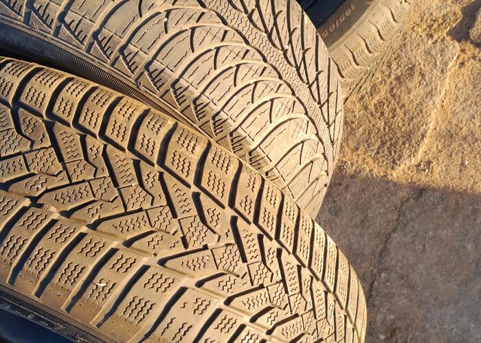Grajewo ogłoszenia: Sprzedam kola z oponami zimowymi do VW, Skoda. Rozmiar 195/65 R15.