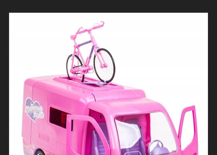 Grajewo ogłoszenia: Kamper dla lalek barbie, rower i akcesoria ,duży samochód bus do...